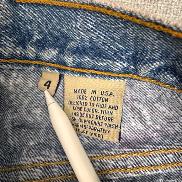 Calvin Klein Women's Jeans Blue Size 4 Petite High Rise Made in USA - Picture 3 of 9